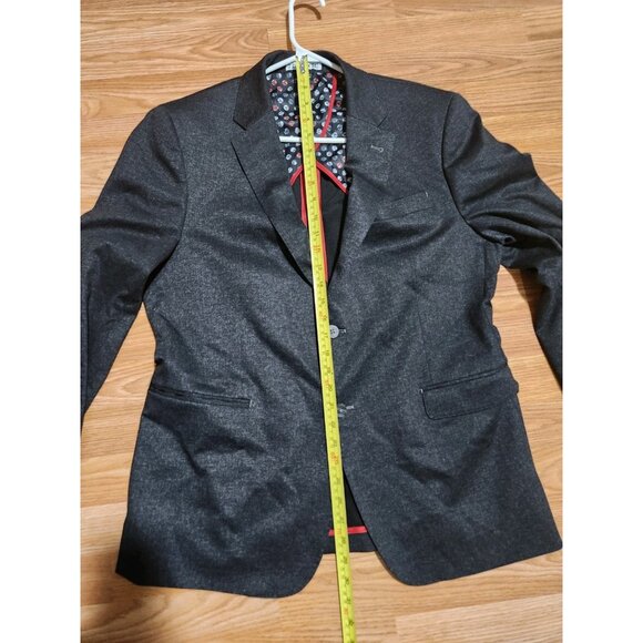 7 Downie St. Blazer Jacket Size 42R Grey Pre-Owned - Picture 5 of 8